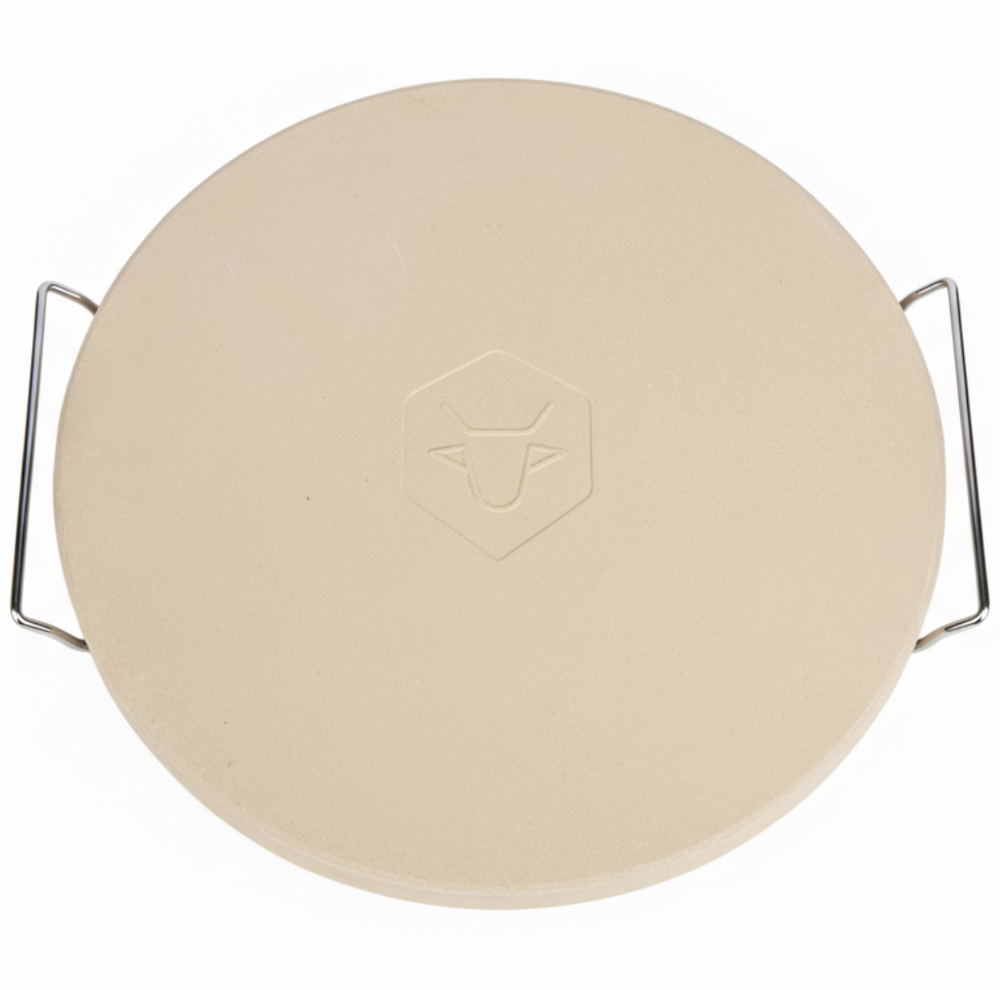 Cookinglife Grill Pizzasteen met houder ø 38 cm