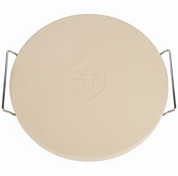 Cookinglife Grill Pizzasteen met houder ø 38 cm