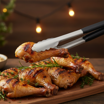 Cookinglife Grill BBQ Tang RVS 24 cm