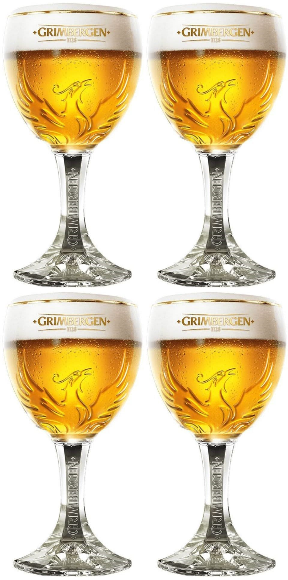 Grimbergen Bierglazen 330 ml - 4 Stuks