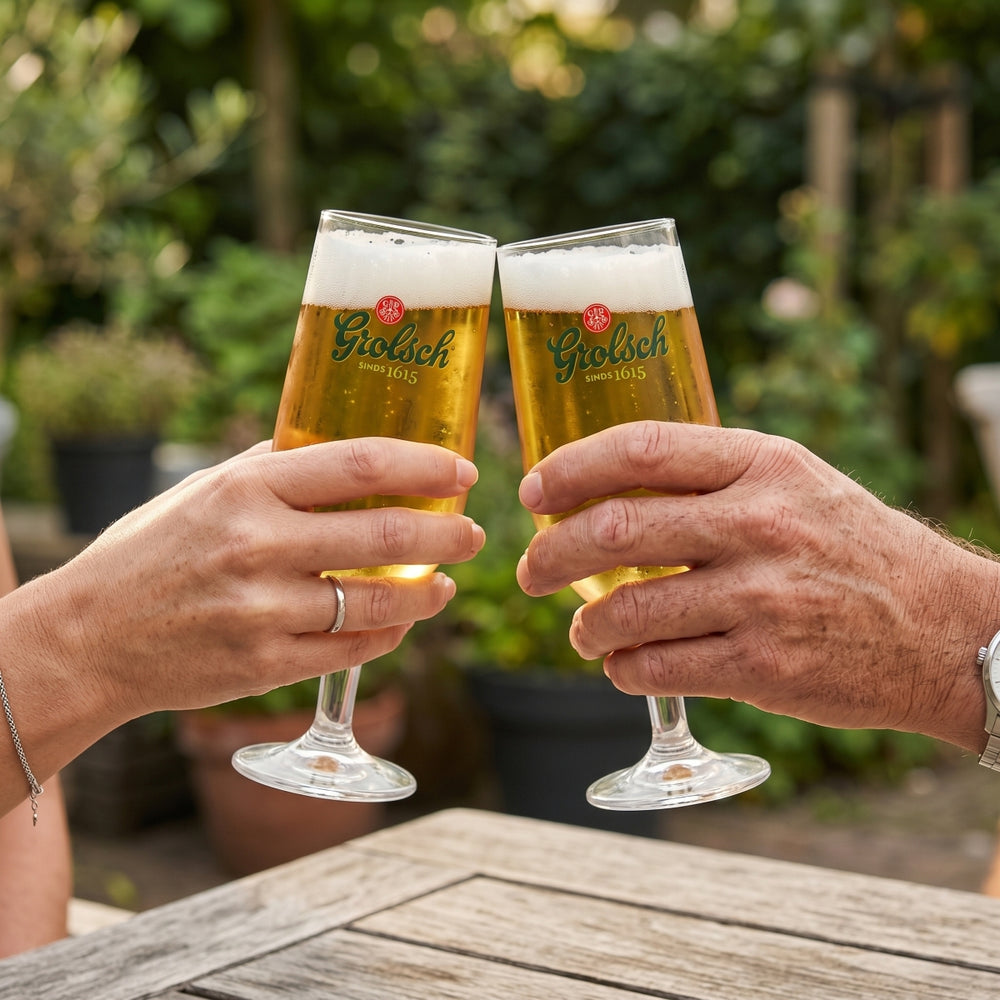 Grolsch Bierglazen op Voet Classic - 250 ml - 6 stuks