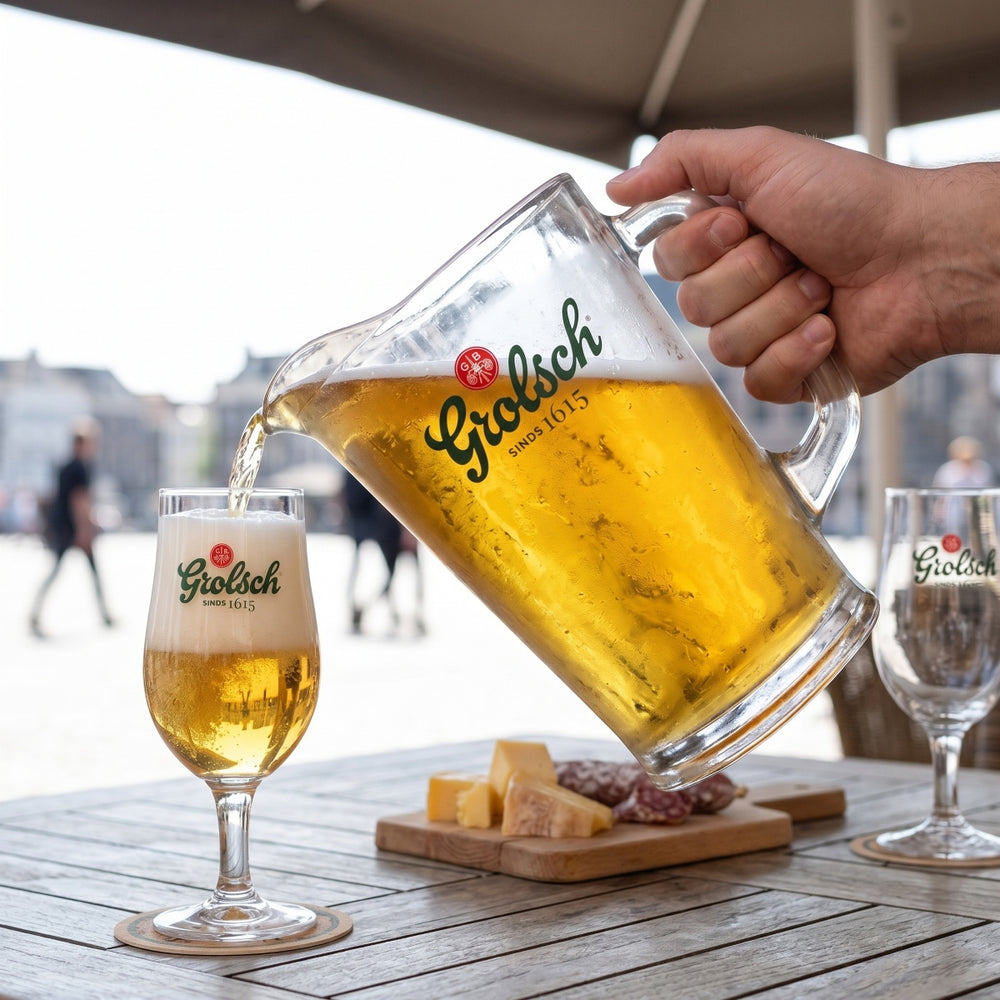 Grolsch Pitcher / Bierkan - Glas - 1.8 Liter