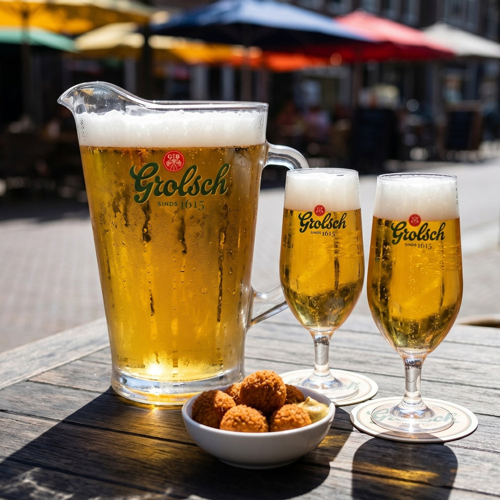 Grolsch Pitcher / Bierkan - Glas - 1.8 Liter