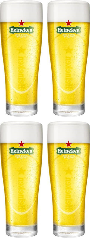 Heineken Bierglazen Ellipse 250 ml - 4 Stuks