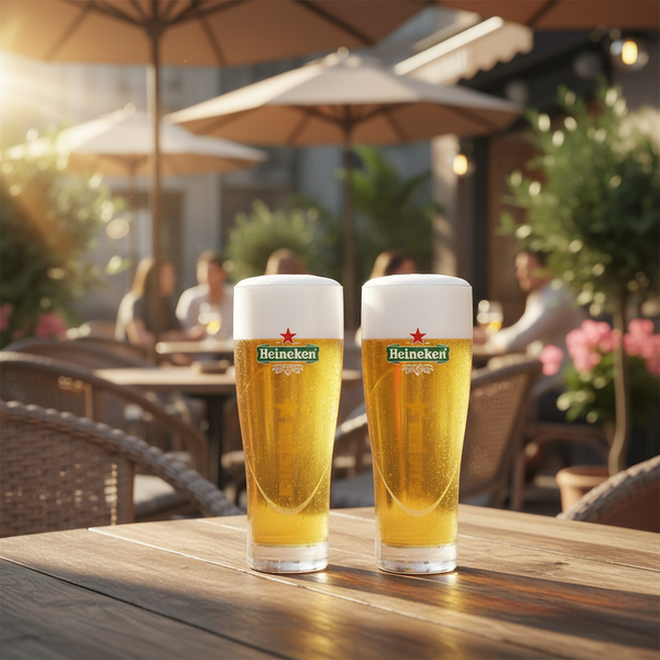 Heineken Bierglazen Ellipse - 250 ml - 6 stuks