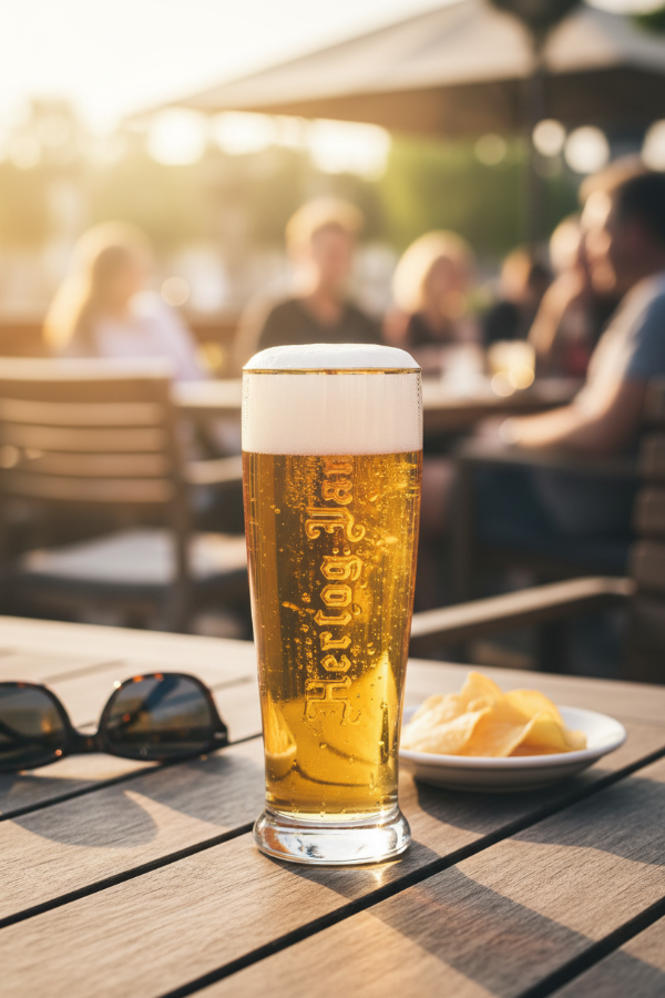 Hertog Jan Bierglazen / Fluitje - 200 ml - 6 stuks