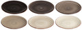 Cookinglife Ontbijtborden / Dessertborden Delice Grijs ø 19 cm - 6 stuks