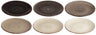 Cookinglife Ontbijtborden / Dessertborden Delice Grijs ø 19 cm - 6 stuks