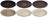 Cookinglife Dinerborden Delice Grijs ø 26.5 cm - 6 stuks