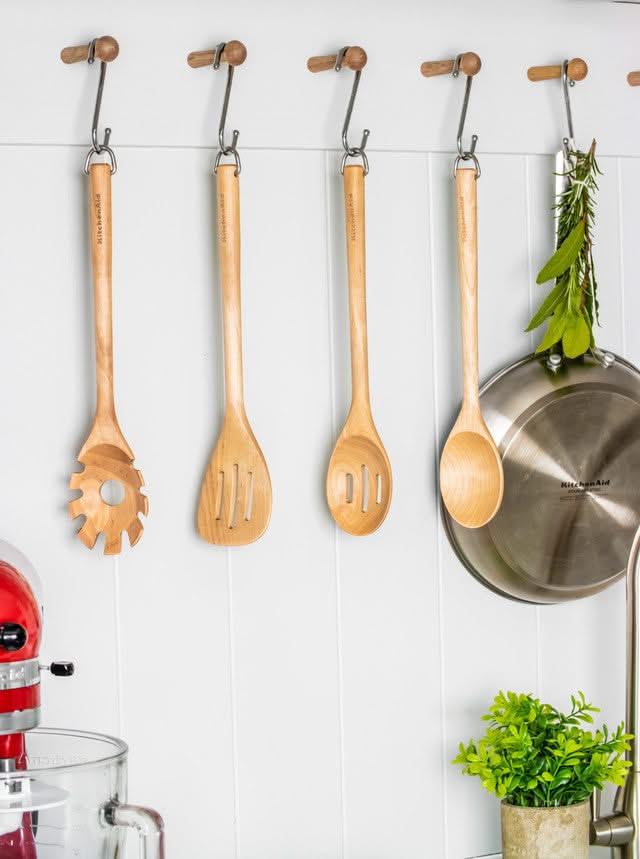 KitchenAid Groentelepel Core Berkenhout 34 cm