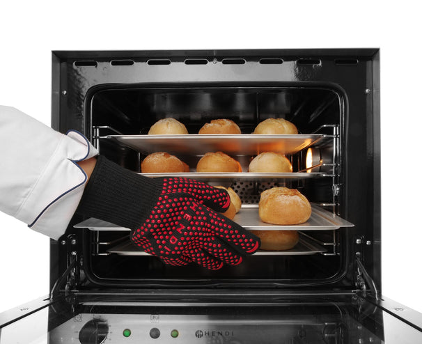 Hendi BBQ Handschoenen / Ovenhandschoenen Glasvezel 30 cm - 2 Stuks