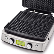 GreenPan Wafelijzer - Black - inclusief 2 sets wafelplaten - Keramische anti-aanbaklaag