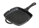Blackwell Grillpan Gietijzer Cast Iron 23 x 23 cm - geschikt voor alle warmtebronnen - zonder anti-aanbaklaag