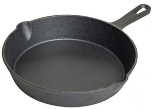 Blackwell Koekenpan Skillet Gietijzer ø 25 cm - geschikt voor alle warmtebronnen - zonder anti-aanbaklaag