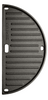Keij Kamado Halve Maan Grillplaat / Plancha Compact - Geëmailleerd Gietijzer - 2-zijdig - 33 cm - voor 15 inch Kamado's - Universeel