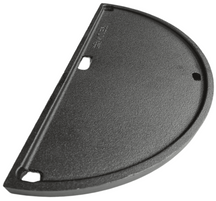 Keij Kamado Halve Maan Grillplaat / Plancha Compact - Geëmailleerd Gietijzer - 2-zijdig - 33 cm - voor 15 inch Kamado's - Universeel