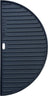 Keij Kamado Halve Maan Grillplaat / Plancha Large - Geëmailleerd Gietijzer - 2-zijdig - 46.5 cm - voor 21 inch Kamado's - Universeel