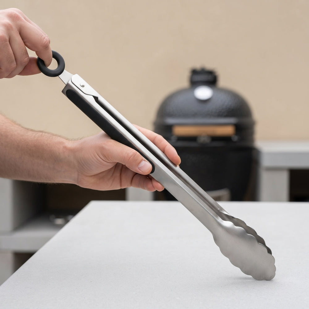Keij Kamado BBQ Tang Easy Lock - RVS - 35 cm