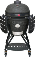 Keij Kamado BBQ Legend Large Matt Black - 21 inch