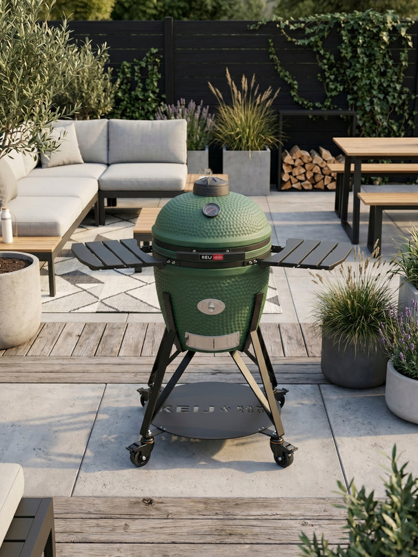 Keij Kamado BBQ Legend Large Green - 21 inch