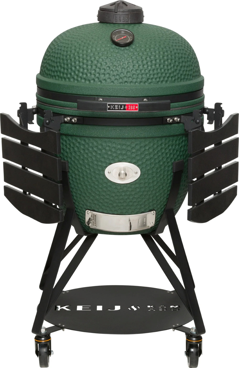 Keij Kamado BBQ Startersset - Legend XL Green 23 inch - met Houtskool, Aanmaakwokkels & Kolenmand