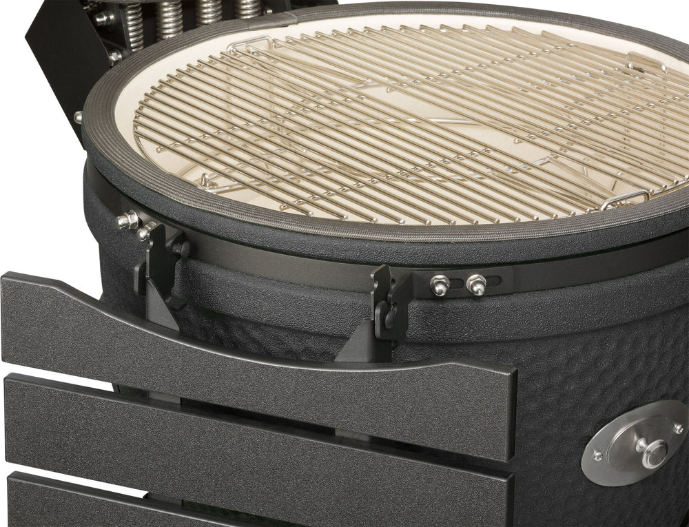 Keij Kamado BBQ Legend XL Matt Black - 23 inch