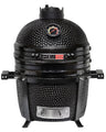 Keij Kamado BBQ Pro Compact Black - 15 inch