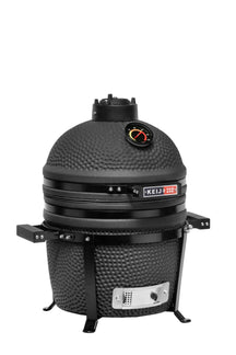 Keij Kamado BBQ Legend Compact Matt Black - 15 inch