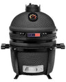 Keij Kamado BBQ Legend Compact Matt Black - 15 inch