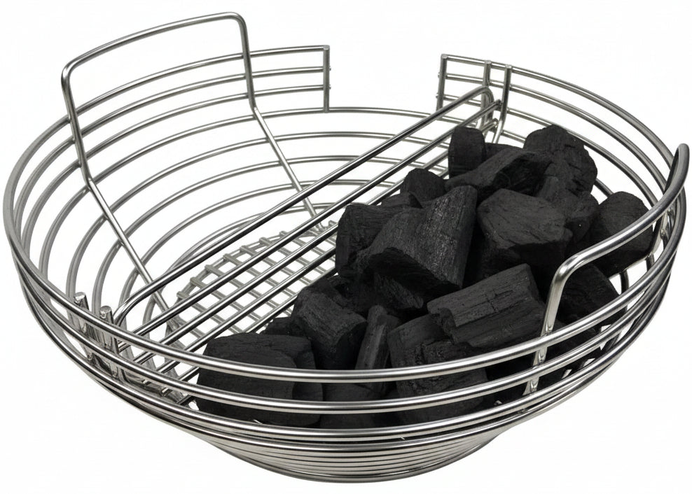 Keij Kamado Kolenmand (X)Large - voor 21/23 inch Kamado's - met uitsparing voor chipfeeder - Universeel