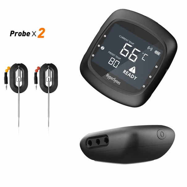 Keij Kamado BBQ Vleesthermometer Bluetooth - 2 probes - 6 poorten