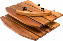 Keij Kamado Zijtafels en Handvat - Walnoot Hout - voor 21/23 inch Keij Kamado's
