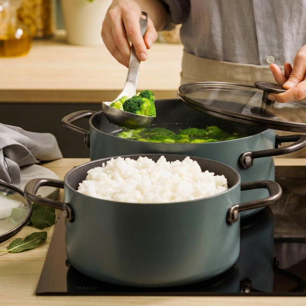 KitchenAid Kookpan Advanced Juniper Black ø 20 cm / 3.1 Liter - keramische anti-aanbaklaag