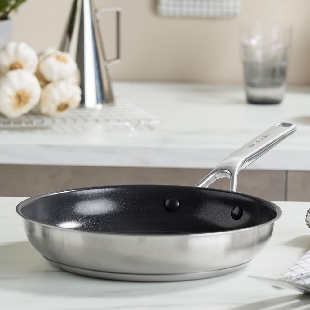 KitchenAid Koekenpan Advanced RVS ø 20 cm - sfeerbeeld 1