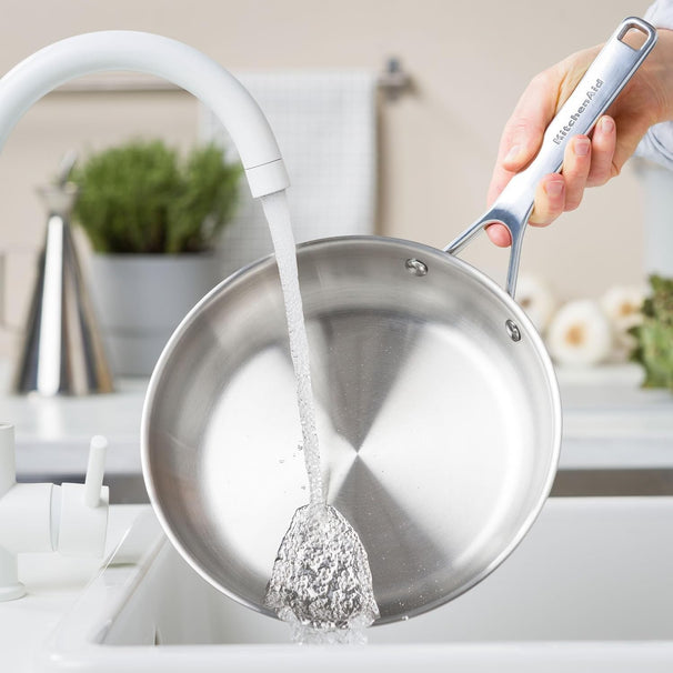 KitchenAid Koekenpan Advanced RVS ø 24 cm - zonder anti-aanbaklaag