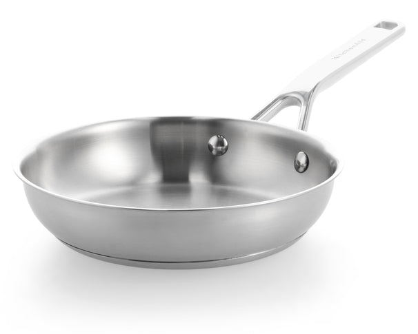 KitchenAid Koekenpan Advanced RVS ø 28 cm - zonder anti-aanbaklaag