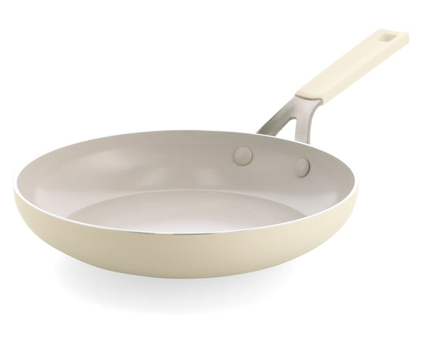 KitchenAid Koekenpan Aluminium Almond Cream ø 24 cm - keramische anti-aanbaklaag