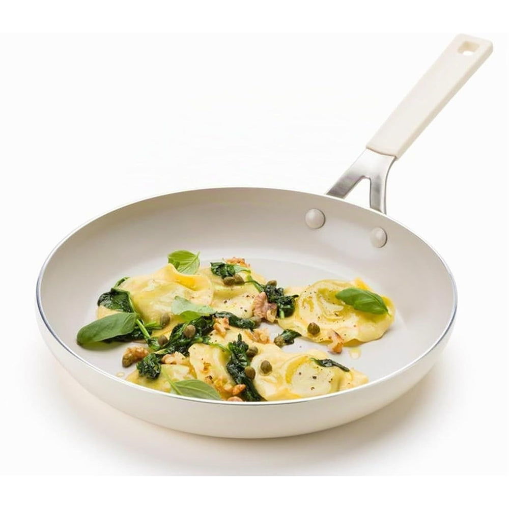 KitchenAid Koekenpan Aluminium Almond Cream ø 28 cm - productfoto