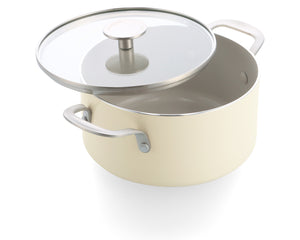 KitchenAid Kookpan Aluminium Almond Cream ø 20 cm / 3.1 Liter