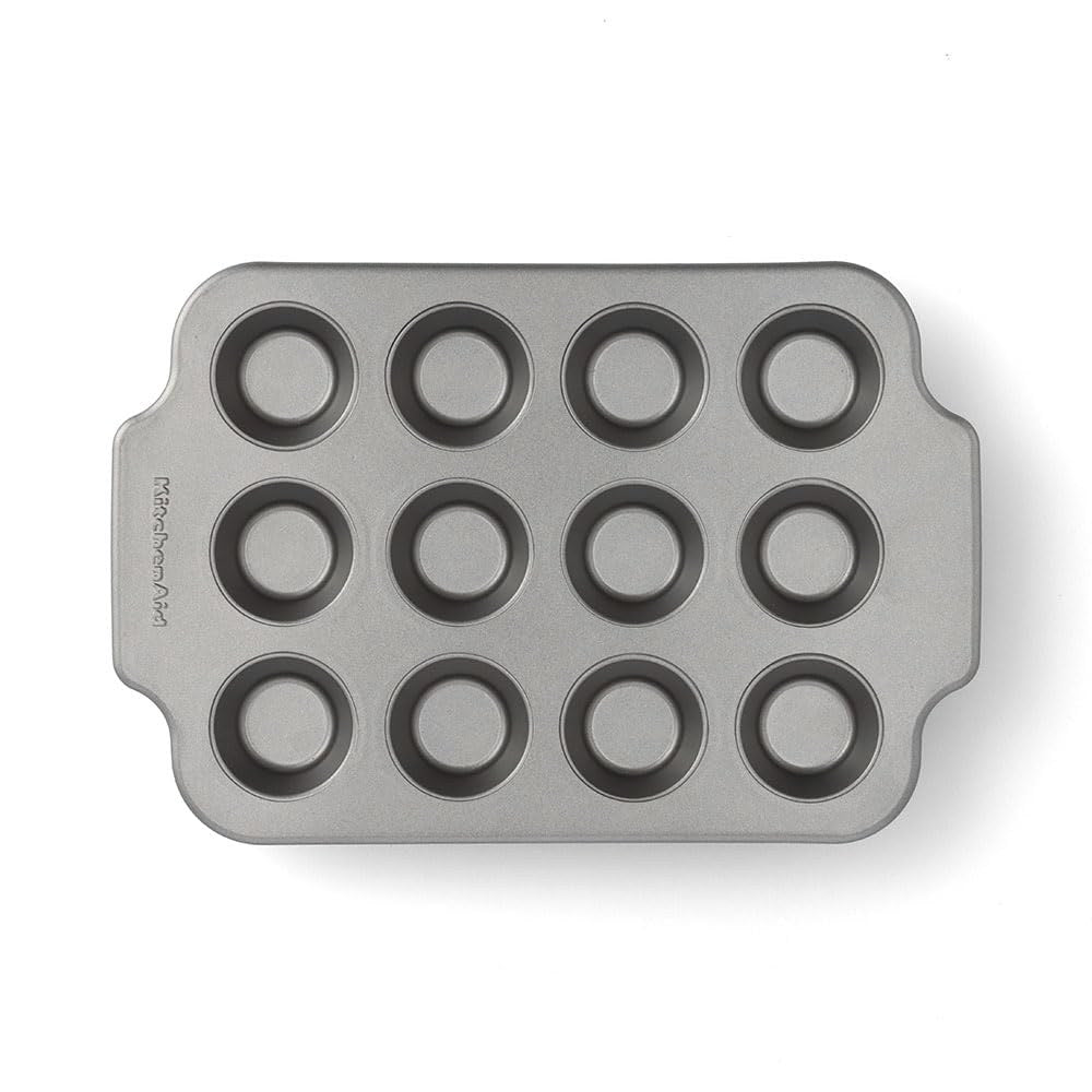 KitchenAid Mini Muffinvorm Aluminized Steel - 12 muffins - 30 x 20 cm - bovenaanzicht