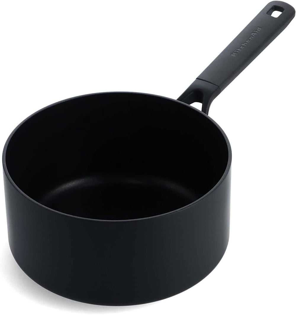 KitchenAid Steelpan Classic Forged Zwart ø 20 cm / 3.1 Liter - binnenkant