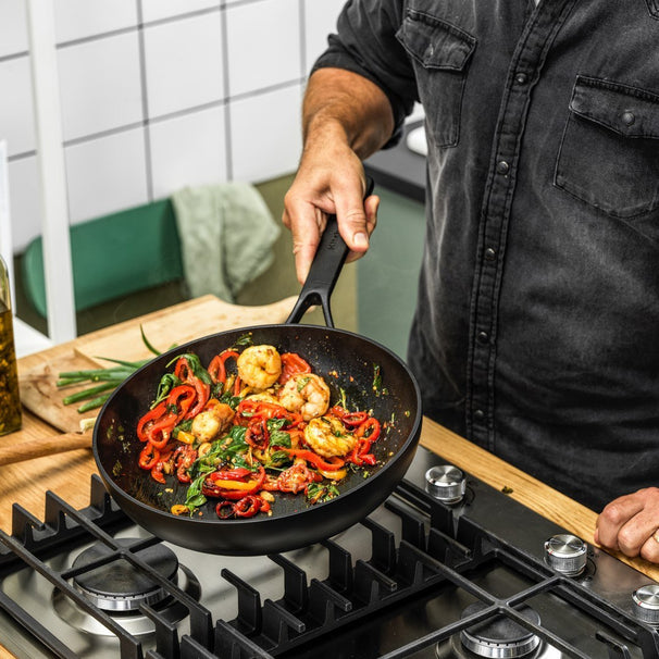 KitchenAid Wokpan Classic Forged ø 28 cm / 3.6 Liter - keramische anti-aanbaklaag