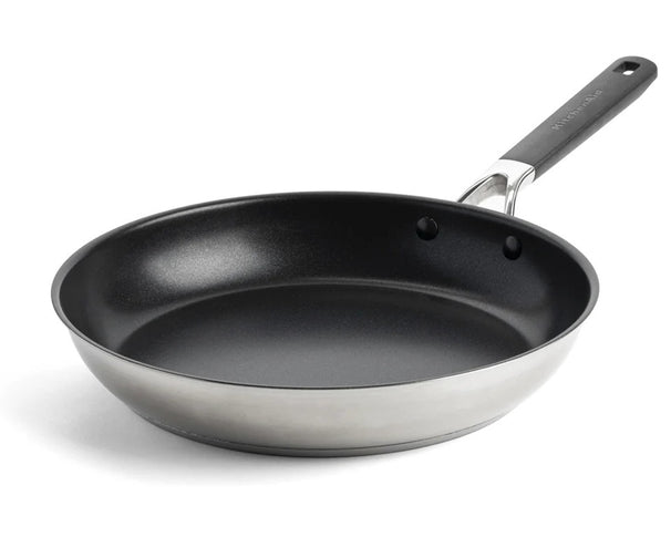 KitchenAid Koekenpan Classic RVS ø 30 cm - keramische anti-aanbaklaag