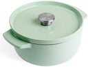 KitchenAid Braadpan Cast Iron Pistachio ø 22 cm / 3.3 Liter - geëmailleerde anti-aanbaklaag