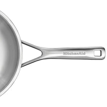 KitchenAid Koekenpannenset - Multi-Ply RVS - ø 24 en 28 cm - zonder anti-aanbaklaag