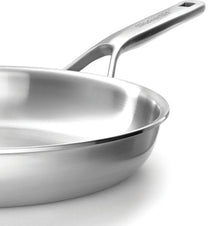 KitchenAid Koekenpannenset - Multi-Ply RVS - ø 24 en 28 cm - zonder anti-aanbaklaag