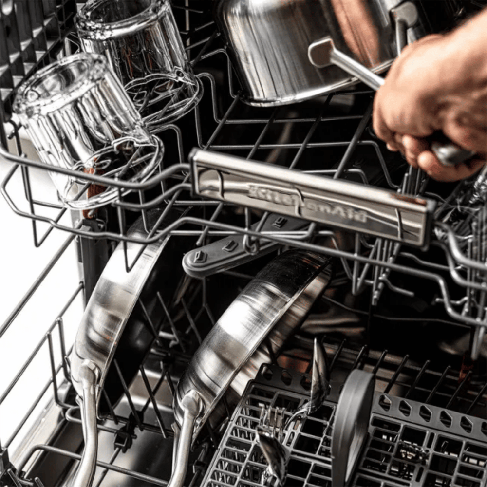 KitchenAid Koekenpannenset - Multi-Ply RVS - ø 24 en 28 cm - zonder anti-aanbaklaag