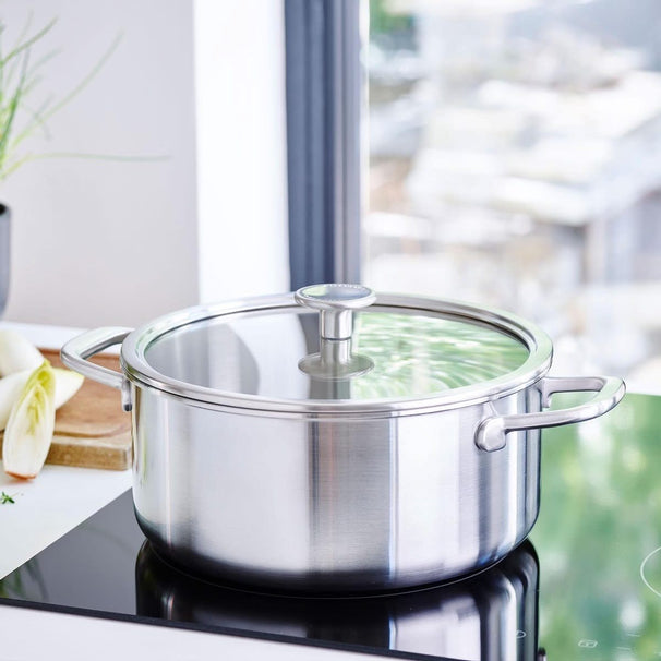 KitchenAid Kookpan Tri-Ply RVS ø 20 cm / 3.1 Liter - zonder anti-aanbaklaag