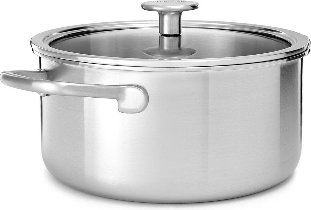 KitchenAid Kookpan Tri-Ply RVS ø 20 cm / 3.1 Liter - zijaanzicht