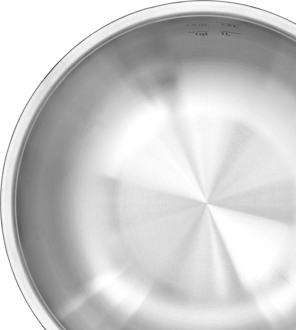 KitchenAid Sauteuse Tri-Ply RVS ø 24 cm / 3.7 Liter - binnenkant